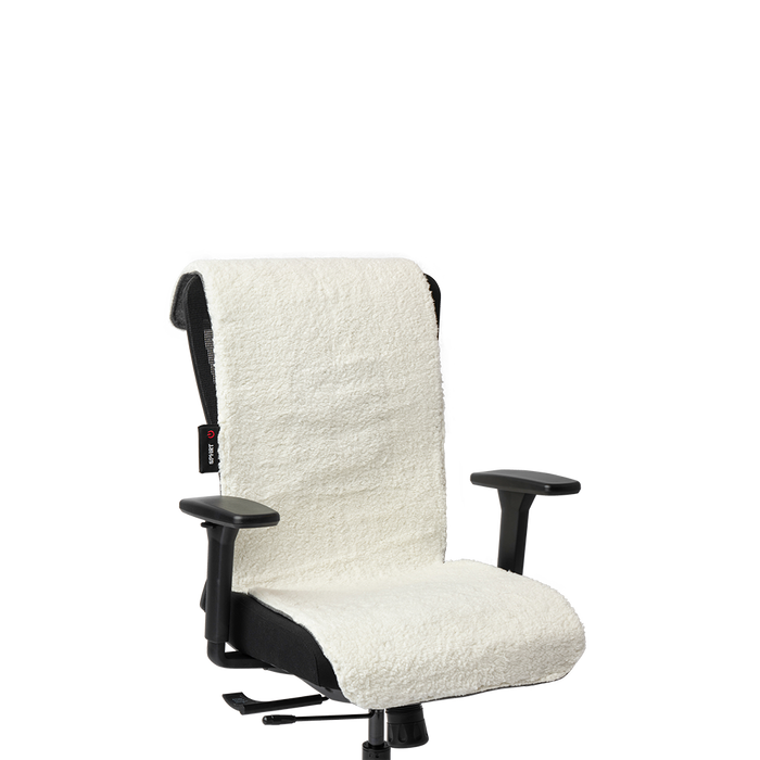 SPHRT Heizdecke Teddy Grau/Weiß XL 140x45