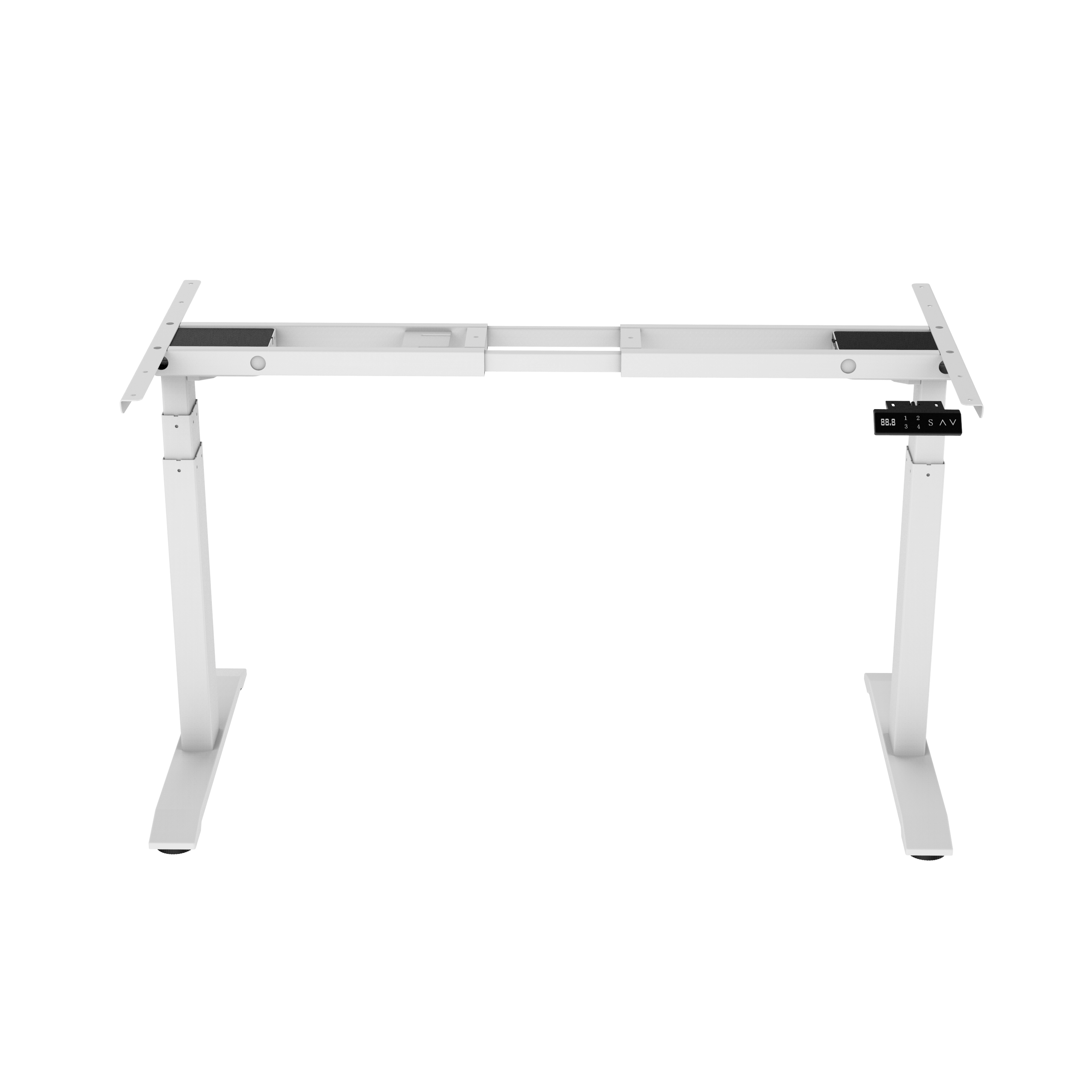 Zit Sta bureau onderstel wit 61 - 126cm