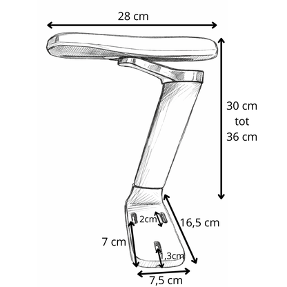 Verstellbarer Kabelkanal 90-140 cm schwarz