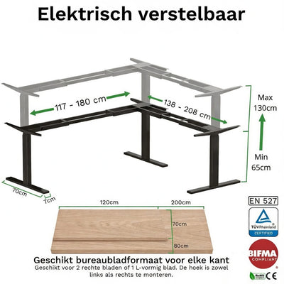 Tischgestell S3 schwarz