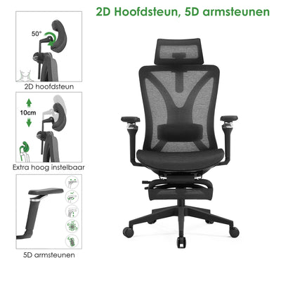 Manager Bürostuhl Lux Schwarz