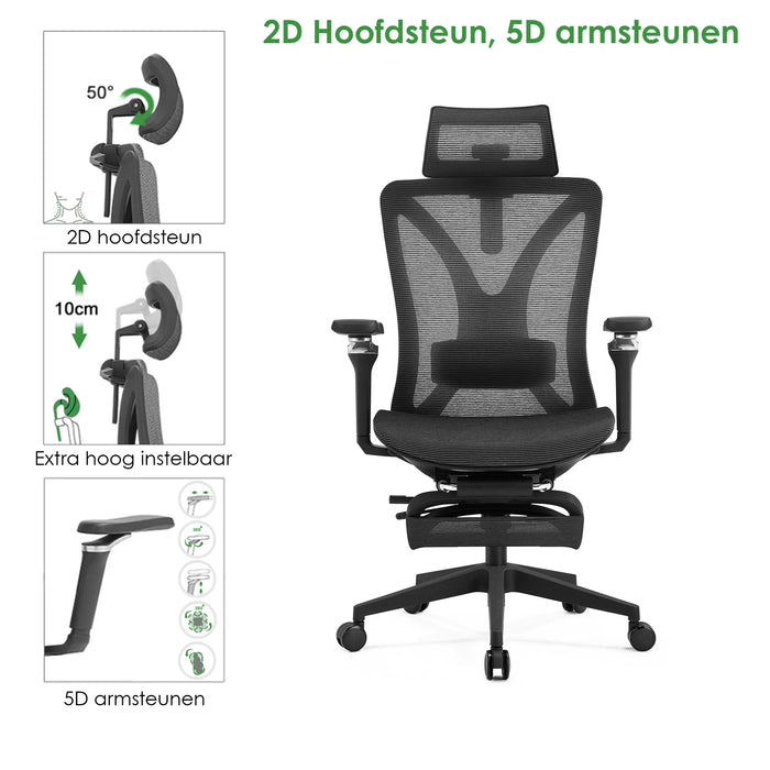 Manager Bürostuhl Lux Schwarz