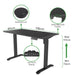 Zit-sta bureau 118x60 Zwart