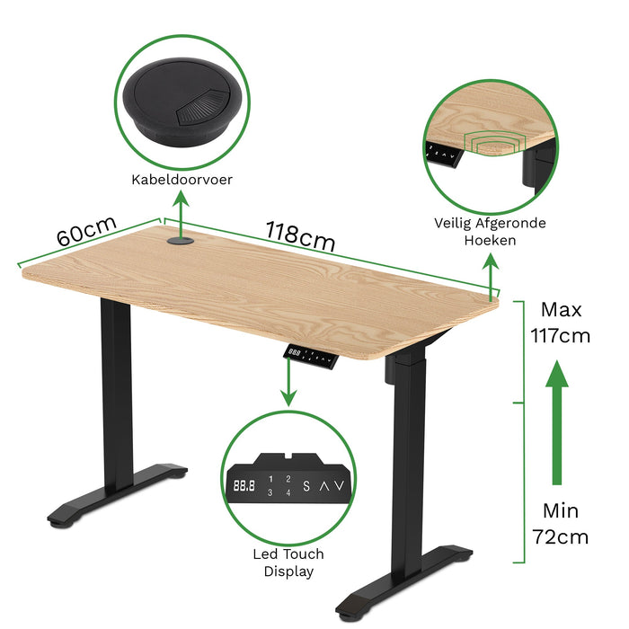 Zit-sta bureau 118x60