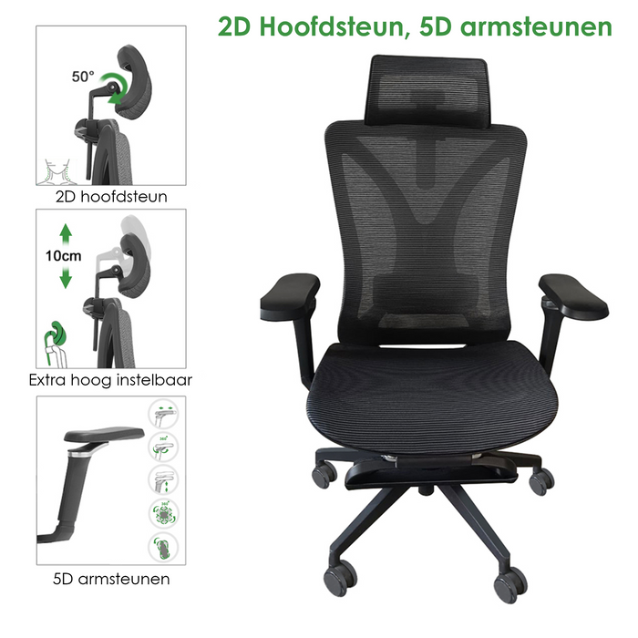 Manager Bürostuhl Lux Schwarz