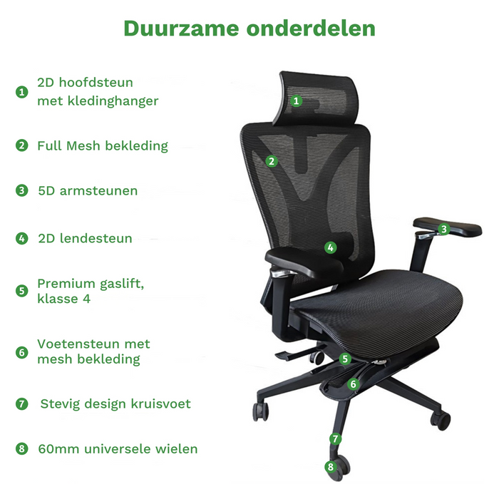 Manager Bürostuhl Lux Schwarz