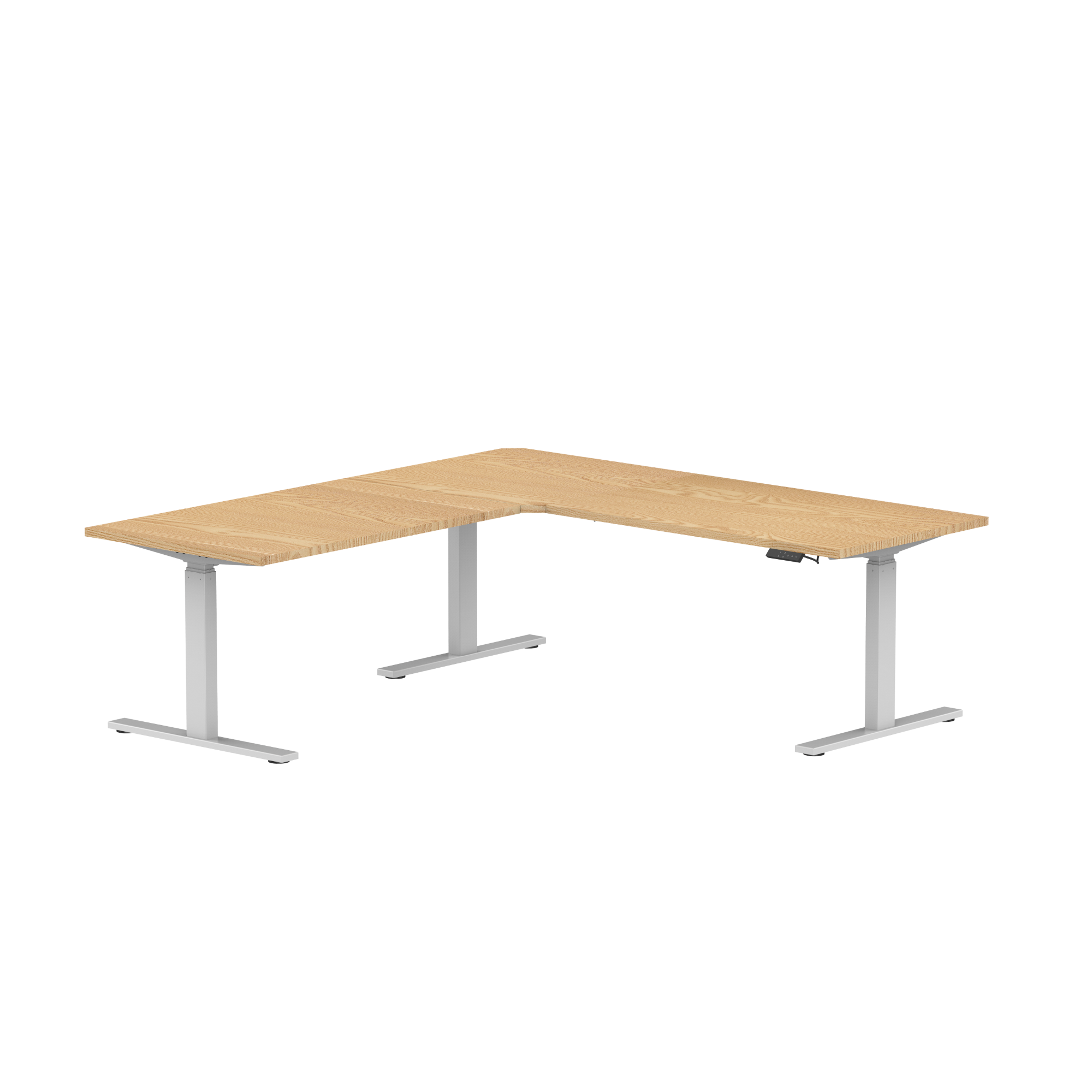 Zit-sta hoekbureau S3 180x160x70