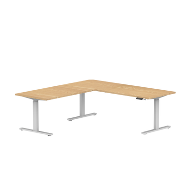 Zit-sta hoekbureau S3 180x160x70