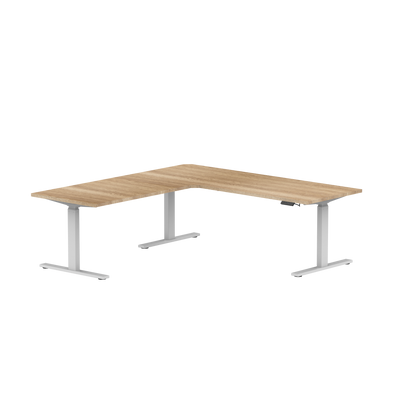 Zit-sta hoekbureau S3 180x160x70