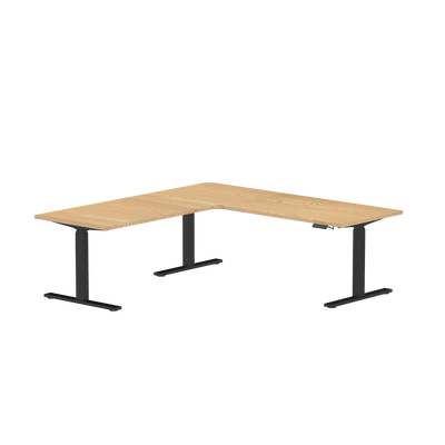 Zit-sta hoekbureau S3 180x160x70