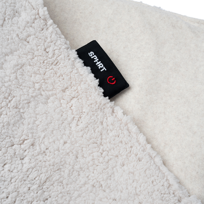 SPHRT Heizdecke Teddy Schwarz XL 140x45