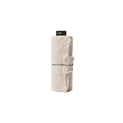 SPHRT Heizdecke Teddy Schwarz XL 135x45 | Kopfstützendesign
