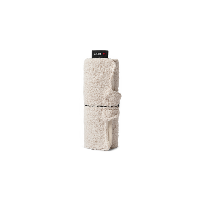 SPHRT Warmtedeken Teddy Grijs / Wit XL 140x45