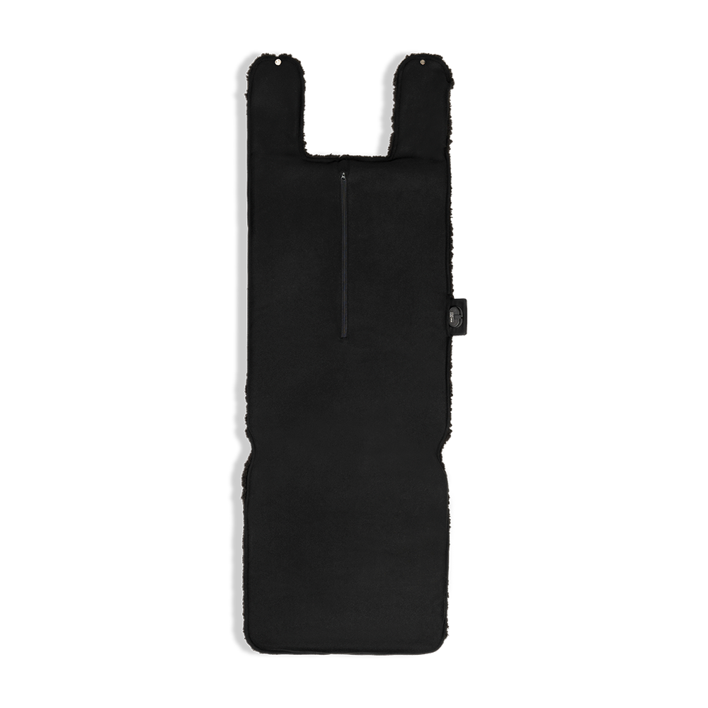 SPHRT Heizdecke Teddy Schwarz XL 135x45 | Kopfstützendesign