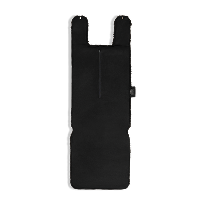 SPHRT Heizdecke Teddy Schwarz XL 135x45 | Kopfstützendesign