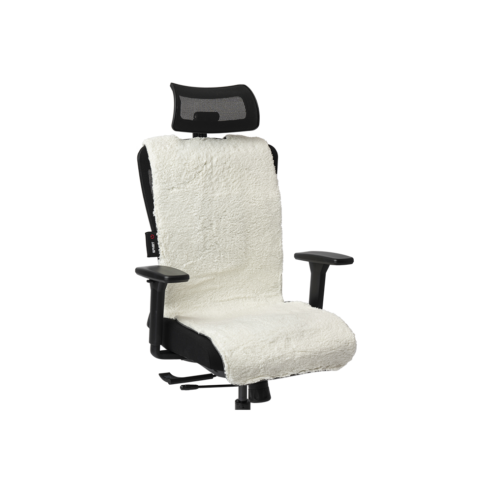 SPHRT Heizdecke Teddy Schwarz XL 135x45 | Kopfstützendesign