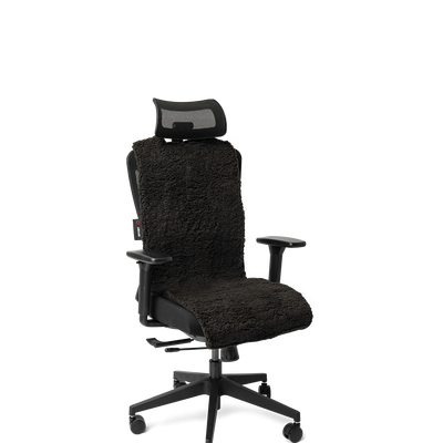 SPHRT Heizdecke Teddy Schwarz XL 135x45 | Kopfstützendesign