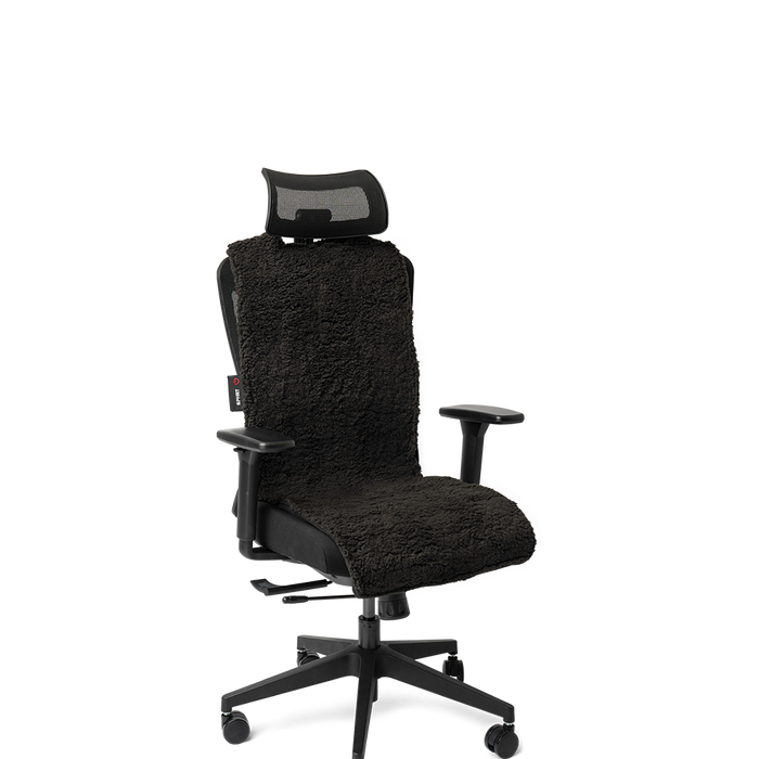 SPHRT Warmtedeken Teddy Zwart XL 135x45 | Hoofdsteun design