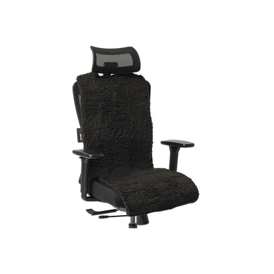 SPHRT Heizdecke Teddy Schwarz XL 135x45 | Kopfstützendesign