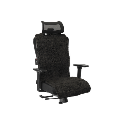 SPHRT Heizdecke Teddy Schwarz XL 135x45 | Kopfstützendesign