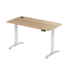 Zit-sta bureau 160x70 Wit / Vintage eiken