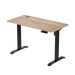 Zit-sta bureau 118x60 Zwart / Vintage eiken