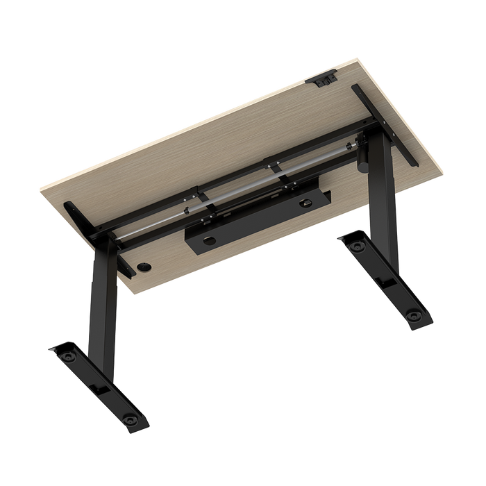 zit sta bureau Kabelgoot 60 cm zwart