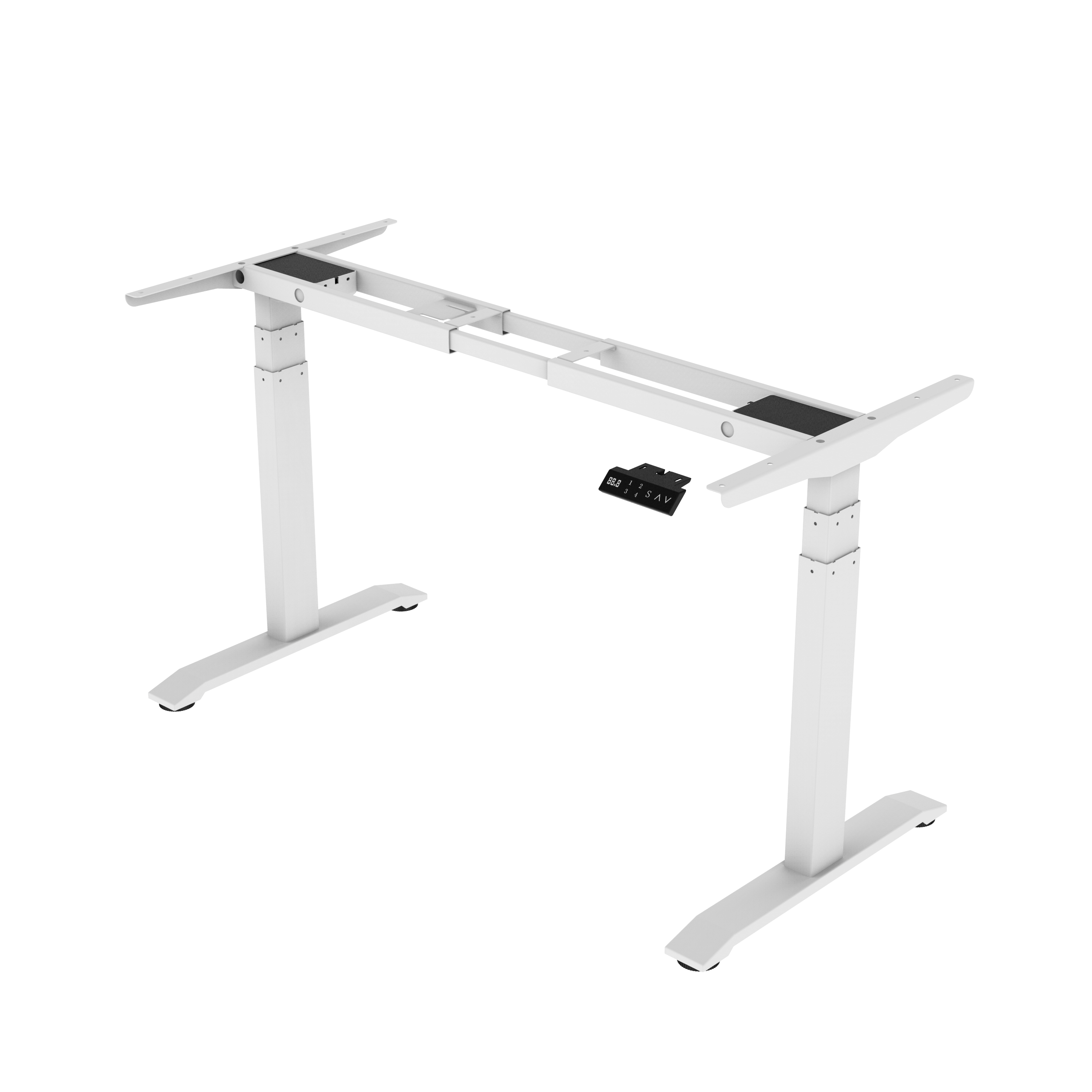 Zit Sta bureau onderstel wit 61 - 126cm