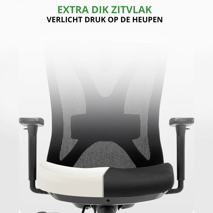 dik zitvlak Manager Bureaustoel Lux