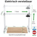 Bureau onderstel compact wit