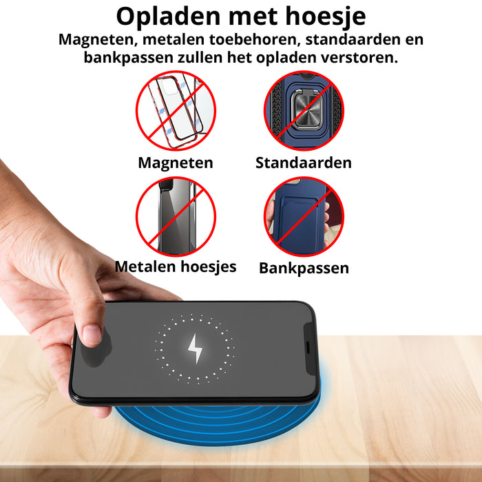 Qi lader draadloze oplader telefoon