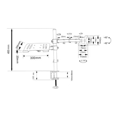 Pc Monitor arm monitor and laptop